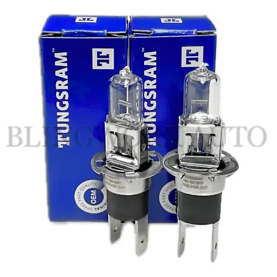 (2 Pcs) Tungsram Oem Replacement H3c Halogen Light Bulbs Globes 12v 55w • $25.82