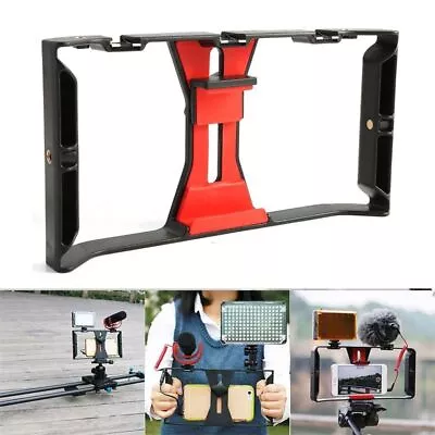 Smartphone Video Rig Cage Stabilizer Film Making Rig  Video Camera Cage • £9.34