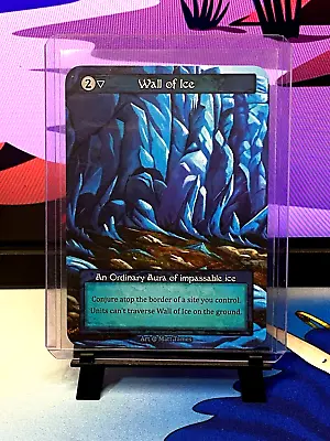 (ERROR: CRIMPED) Sorcery  Contested Realm Alpha - Wall Of Ice - Non Foil • $40