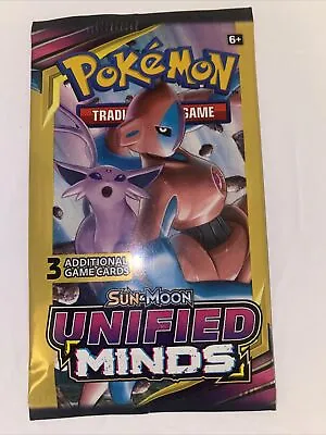 $4 • Buy Pokemon Sun & Moon *UNIFIED MINDS* 3 Additional Game Cards