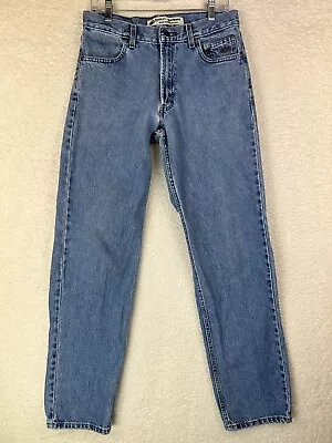 Harley Davidson Jeans Mens 32x34 Relaxed Straight Motorcycle Biker Denim • $24.95