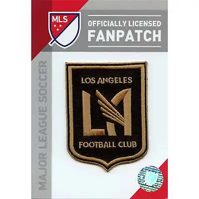 Los Angeles FC Primary Team Crest Patch MLS Embroidered Iron On • $14.95