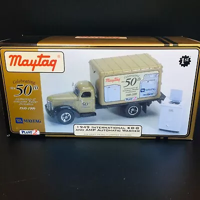 First Gear Maytag 1949 International KB - 8 And AMP Automatic Washer Model Car  • $29.95