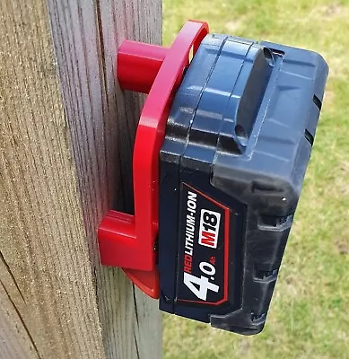 5 Pack Milwaukee M18 Battery Holder.  With Video!! • £9.50