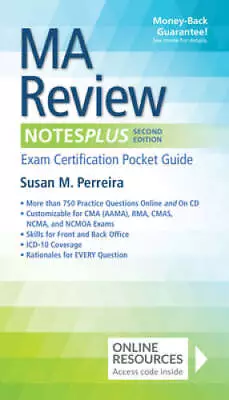 MA Review NotesPlus: Exam Certification Pocket Guide - Paperback - ACCEPTABLE • $19.06