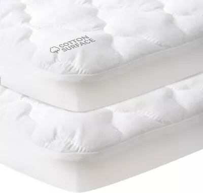 Waterproof Pack N Play Mattress Pad Protector Soft Cotton Mini Crib Sheets Cover • $29.99