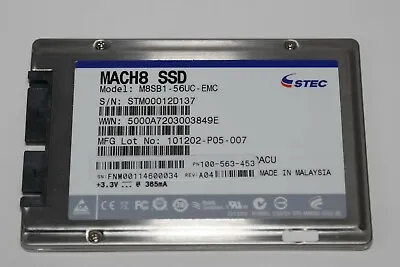 Stec M8sb1-56uc-emc 100-563-453 Mach8 Ssd Vplex Solid State Drive Hard Drive Hd • $256