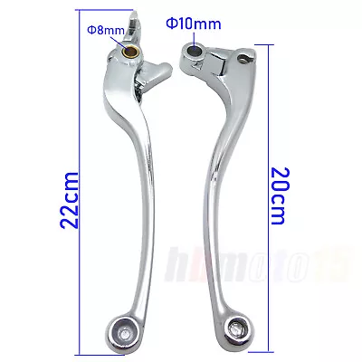 Chrome Brake Clutch Hand Levers Slender For Kawasaki 00-04 Zx6R/ 04-05  Zx10R • $19.79