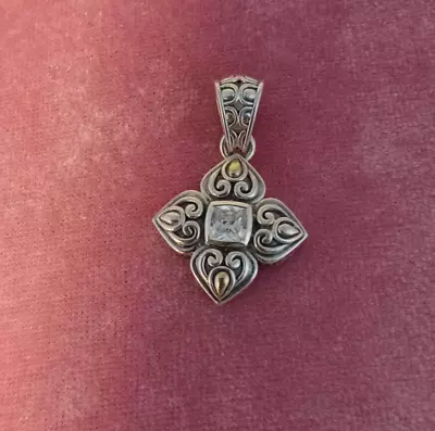 A By JH Angela John Hardy 925 & 14kt Accents Pendant Sterling Silver • $135