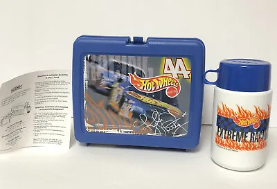 Vintage 90s Hot Wheels Kyle Petty Thermos Mattel Lunch Box RARE Complete NEW • $30