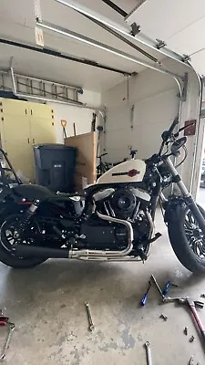 Used Bassani Road Rage II Mega Power Exhaust Black Harley 48 Sportster 2014-2022 • $700