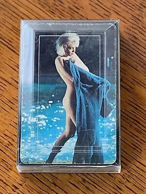 Vintage Complete Deck Marilyn Monroe Playing Cards Blue Blanket W/ Plastic Case • $8.99