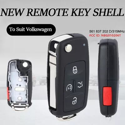 For VW Volkswagen Beetle CC EOS Golf GTI Jetta 2011-2016 Remote Key Shell Case • $12.60