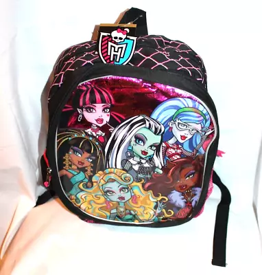 NEW WITH TAG MONSTER HIGH   12  X 17  FULL SIZE  BACKPACK • $17.99