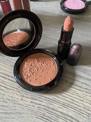 MAC Opalescent Finishing Powder And Lipstick  - Rising Star - New With Box  • $35