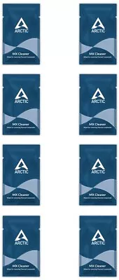 8 X ARCTIC MX-6 MX-4 MX-5 MX-2 CPU GPU Wipes Removes Thermal Compound Paste • £4.97