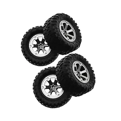 1:16 4Pack Rubber+Plastic RC Car Wheel Tyre Tires For WPL B14 C24 Military Truck • $14.99