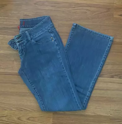 Elle Jeans W/ Lace Embellishment On Pockets - Size: 2 • $14.99