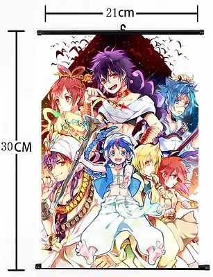 HOT Anime The Labyrinth Of Magic Magi Wall Poster Scroll Home Decor Cosplay 296 • $2.99