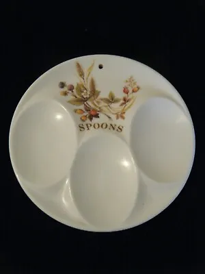 Vintage Marks And Spencer  M & S Harvest Melamine Spoon Rest  B12 • £3.99