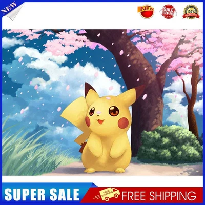 $11.43 • Buy 5D DIY Full Drill Diamond Painting Pikachu Cross Stitch Mosaic Kits (l1925)