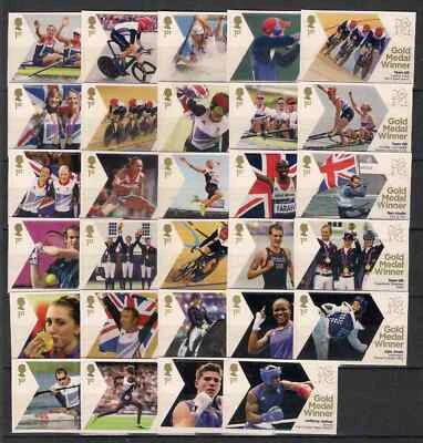 £34.99 • Buy GB 2012 Sg3342-70 British Gold Medal Winners London Olympic Games Set Of 29 MNH.