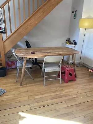 Furniture Used Mango Wood Dining Table Only 1 Year Old. Good Condition. • £75