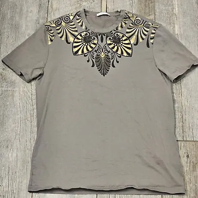 Versace Collection Tshirt Womens Gray Graphic Print Crewneck Size Large L  • $39.99