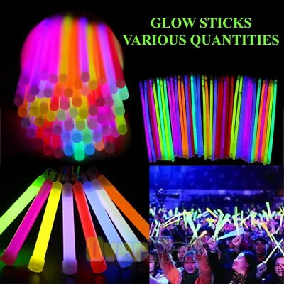 300 PCS Mixed Colour Bulk Glow Sticks Light Rally Rave Cheer Party Glow Festival • $19.99