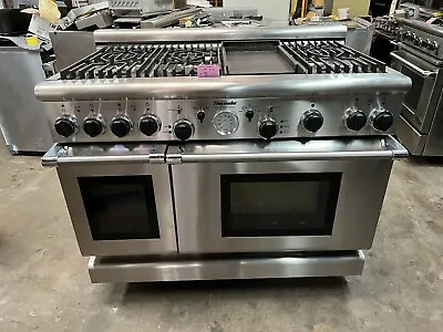 $2000 • Buy Thermador Professional Range PGR486GDZS/01 Gas 6 Burners Griddle And 2 Ovens 