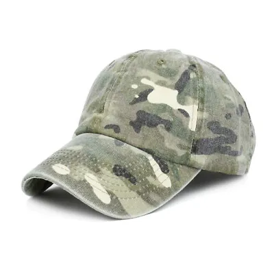Mens Combat Forces Airsoft Military Army Cap Tactical Camouflage Baseball Hat • £5.07