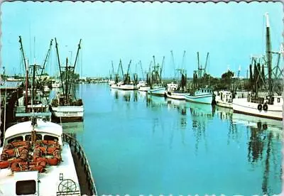 Mt Pleasant SC South Carolina  SHEM CREEK  Shrimp Fleet~Boats   4X6 Postcard • $7.93