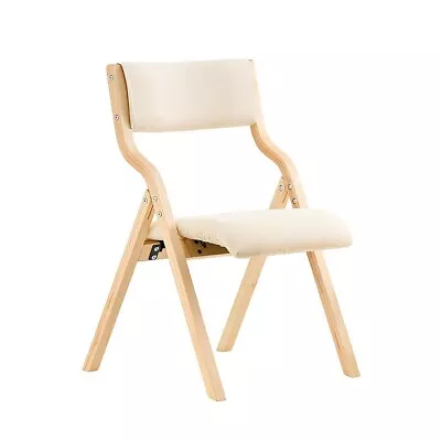 SoBuy® Wooden Padded Folding Dining ChairOffice Chair Desk ChairFST40-WUK • £49.95