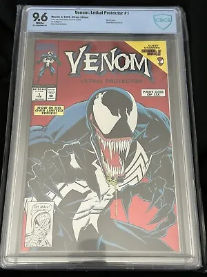 Venom Lethal Protector 1 CBCS 9.6 Red Foil White Pages Mint Not CGC • $59.99