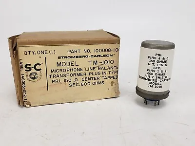 Vintage Stromberg-Carlson TM-1010 Microphone Input Transformer Tube Audio • $89.96