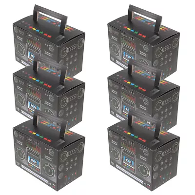 80s Party Favor Box - 6 Pcs Retro Radio Candy Goodie Box-QX • £12.89