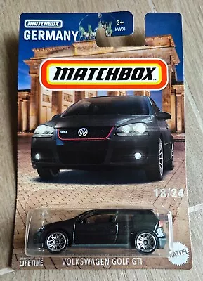 Matchbox - Germany 2024 - Volkswagen Golf Gti Black 18/24 • $7.40