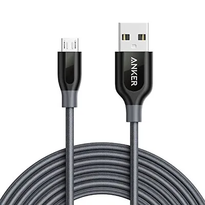 $83.03 • Buy Anker PowerLine Micro USB Cable 3m Gray Double Weaving High Durability 0v6]
