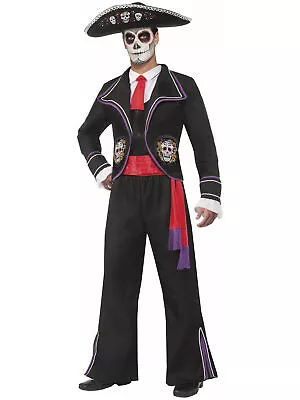 Men's Day Of The Dead Mariachi Costume • $40.45