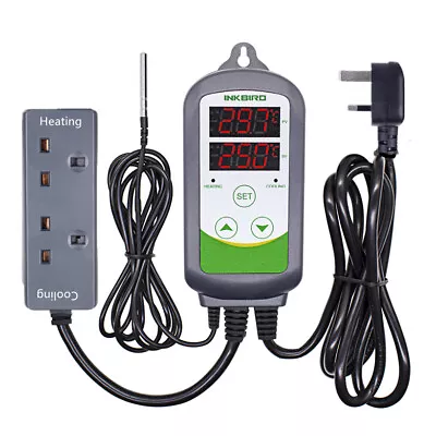 £26.21 • Buy Temperature Controller Thermostat 308 Brew Wine Making Greenhouse Seed Sprout UK