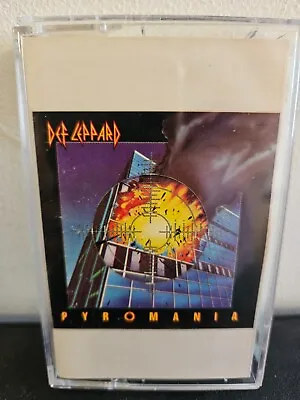 DEF LEPPARD Pyromania 1983 CASSETTE TAPE GLAM/HAIR METAL HARD ROCK RARE • $19.99