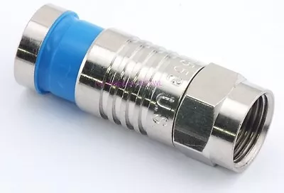 Type F Male Compression Coax Connector RG-59 2-Pack By W5SWL • $2.52