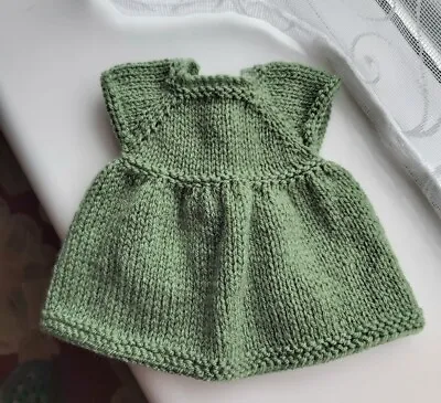 £5 • Buy Hand Knitted Dress For 12  Cabbage Patch Baby/Baby Doll