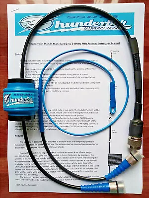 £49.95 • Buy Hawkins-Radio Thunderbolt SSD 58+ 2M 149 MHz Amateur Radio  Antenna. SOTA