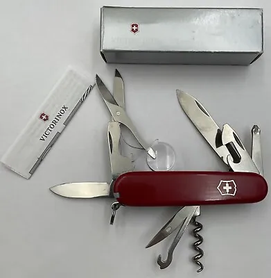 Victorinox The Original Swiss Army Knife Explorer Red Original Box 1.6703 • $59.95