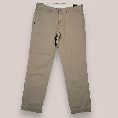 Polo Ralph Lauren Slim Fit Chino Men’s Size 35/32 Beige Khaki Tan Color Pants • $31.37