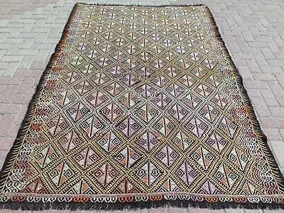 Anatolia Mut Nomad Kilim 5x8 Rug Floor Kelim Teppich 64 X95  Area Rugs Carpet • $160.65