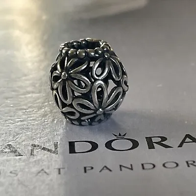 £12 • Buy Genuine Pandora Bracelet Charm Open Work Daisy Flower