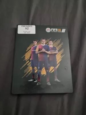 FIFA 18 Ultimate Team Steelbook PlayStation 4 PS4 - Mint Disc Free Postage • $5