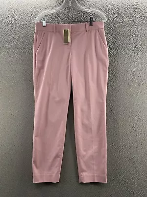 J Crew Pants Womens 0 Pink Low Rise Cafe Capri Chino Career Professional 31x27 • $27.45